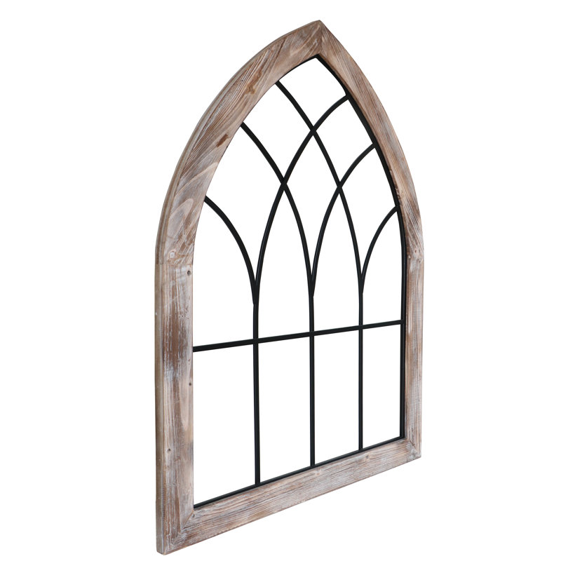 Gracie Oaks Rustic Arch Paned Wall Decor & Reviews Wayfair